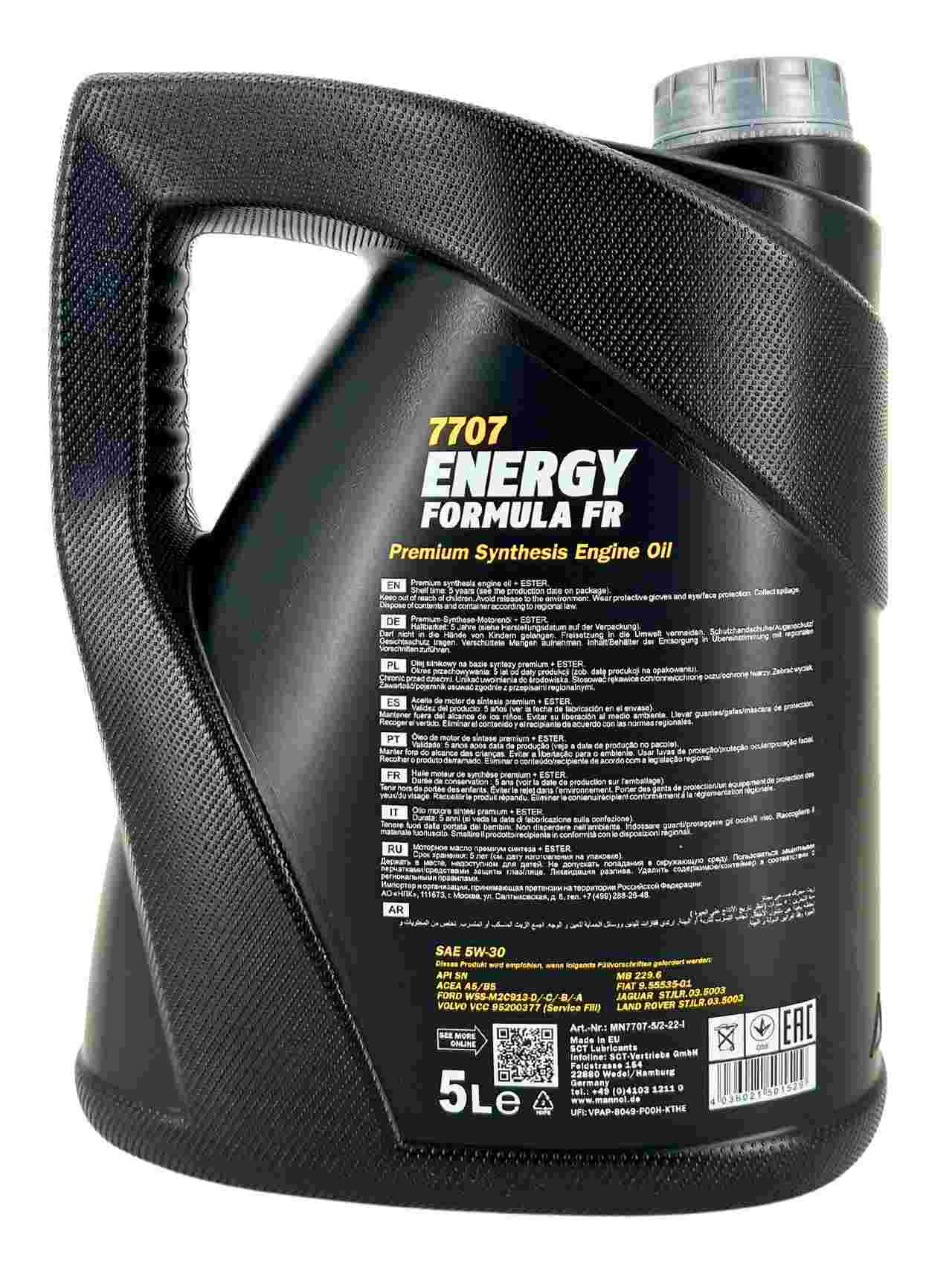 Mannol Energy Formula FR 5W-30 5 Liter 