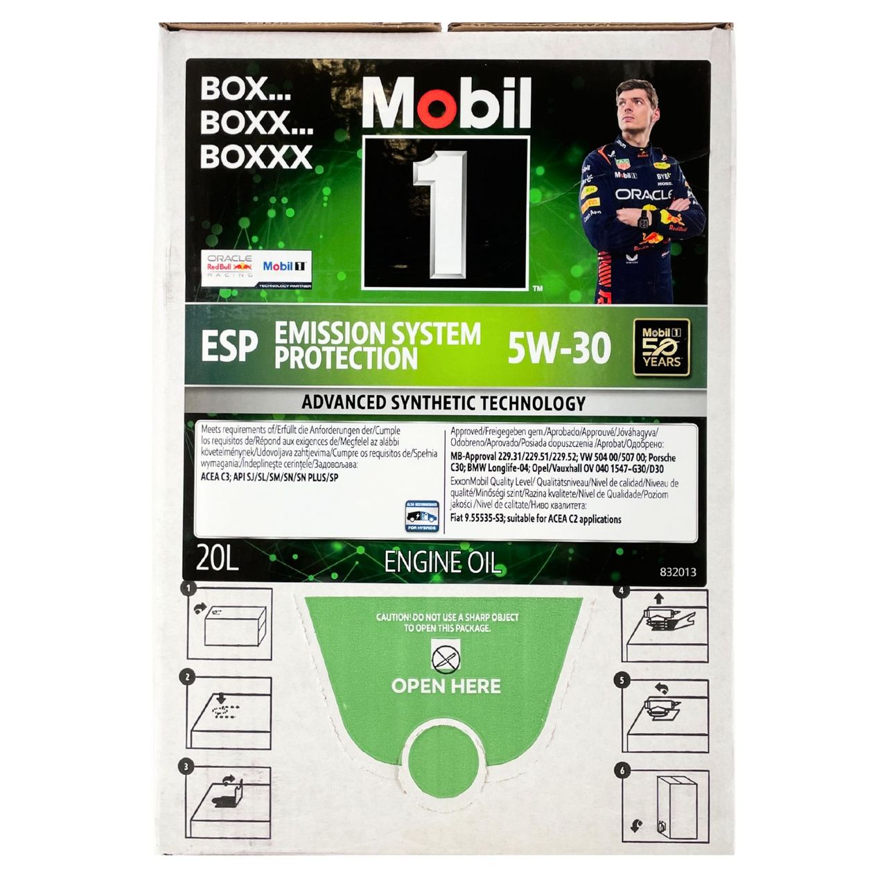 Mobil 1 ESP 5W-30 20 Liter BAG-IN Box