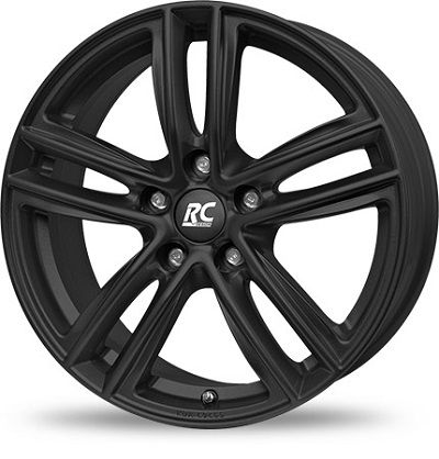 RC-DESIGN RC27 schwarz klar matt (skm) 6.0Jx15 5x100 ET35