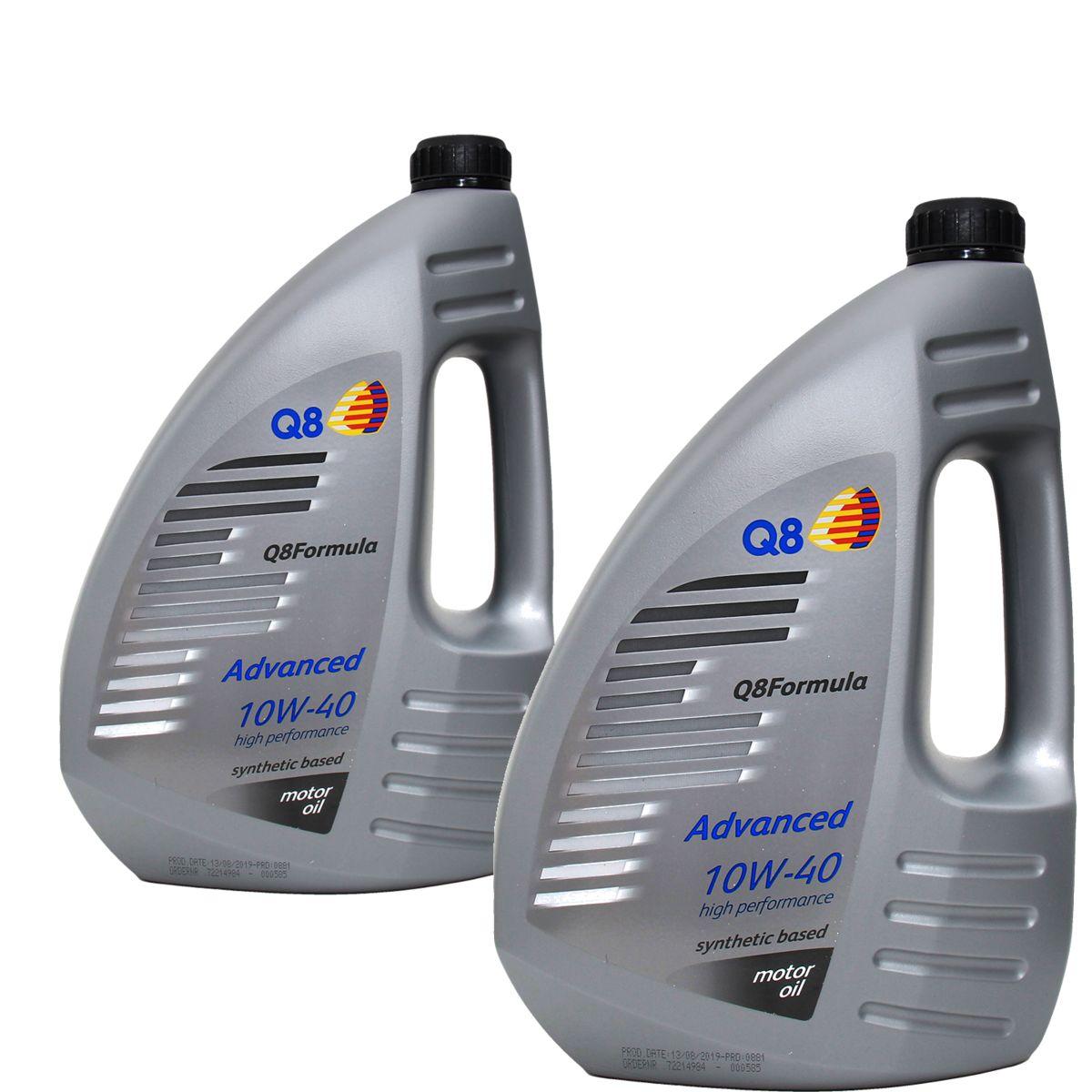 Q8 Formula Advanced 10W-40 2x4 Liter
