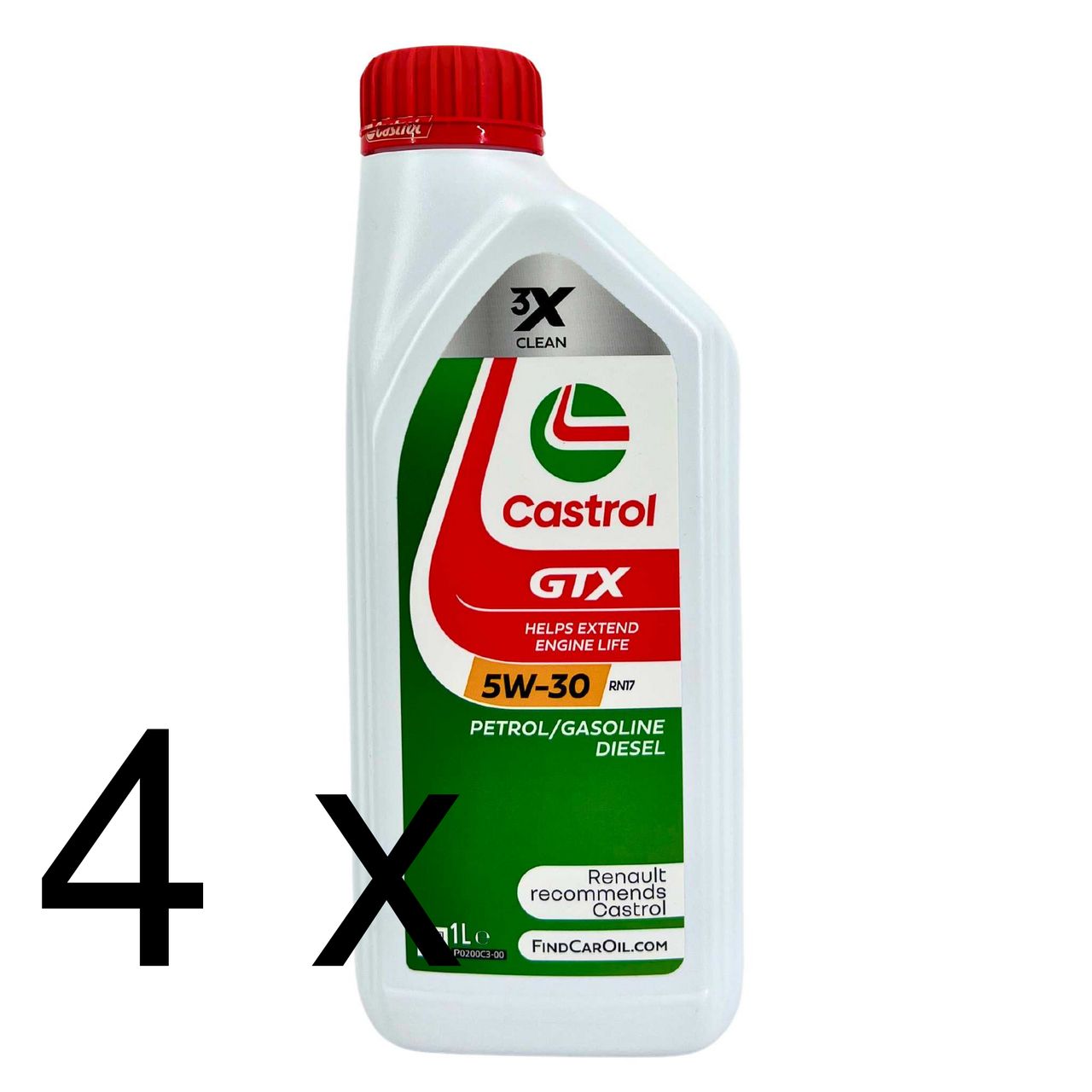Castrol GTX 5W-30 RN17 4x1 Liter