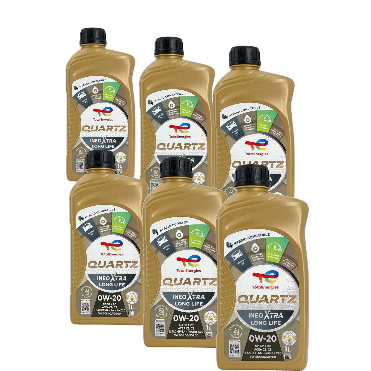 Total Quartz Ineo Xtra Longlife 0W-20 6x1 Liter