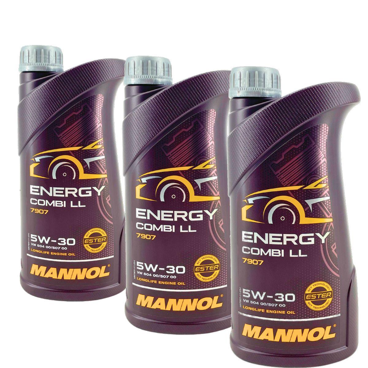 Mannol Energy Combi LL 5W-30 3x1 Liter