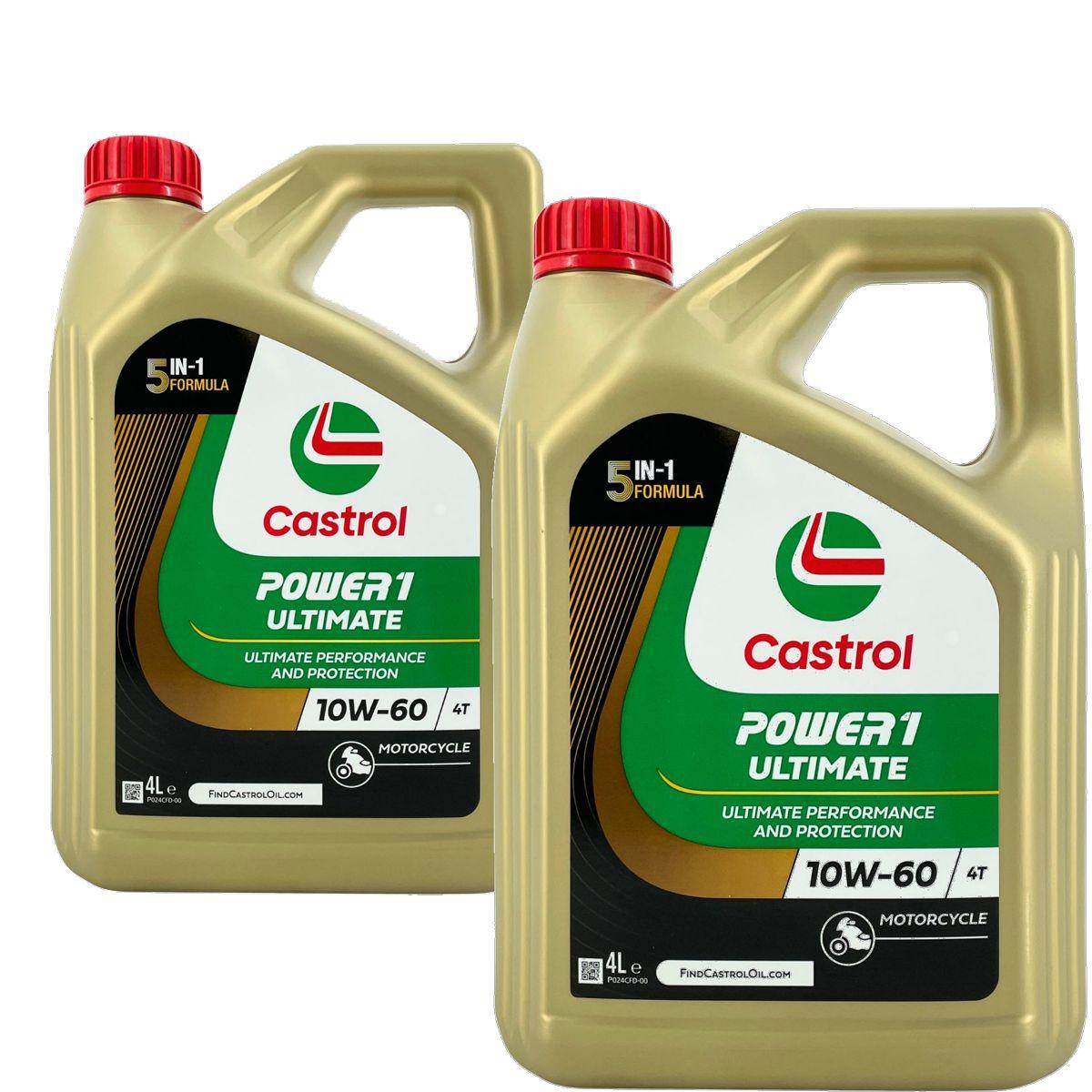 Castrol Power 1 Ultimate 4T 10W-60 2x4 Liter