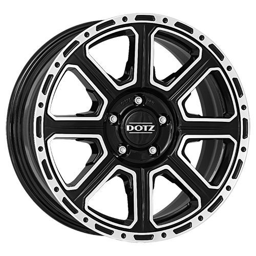 DOTZ KALAHARI DARK schwarz poliert 8.0Jx18 5x120 ET30