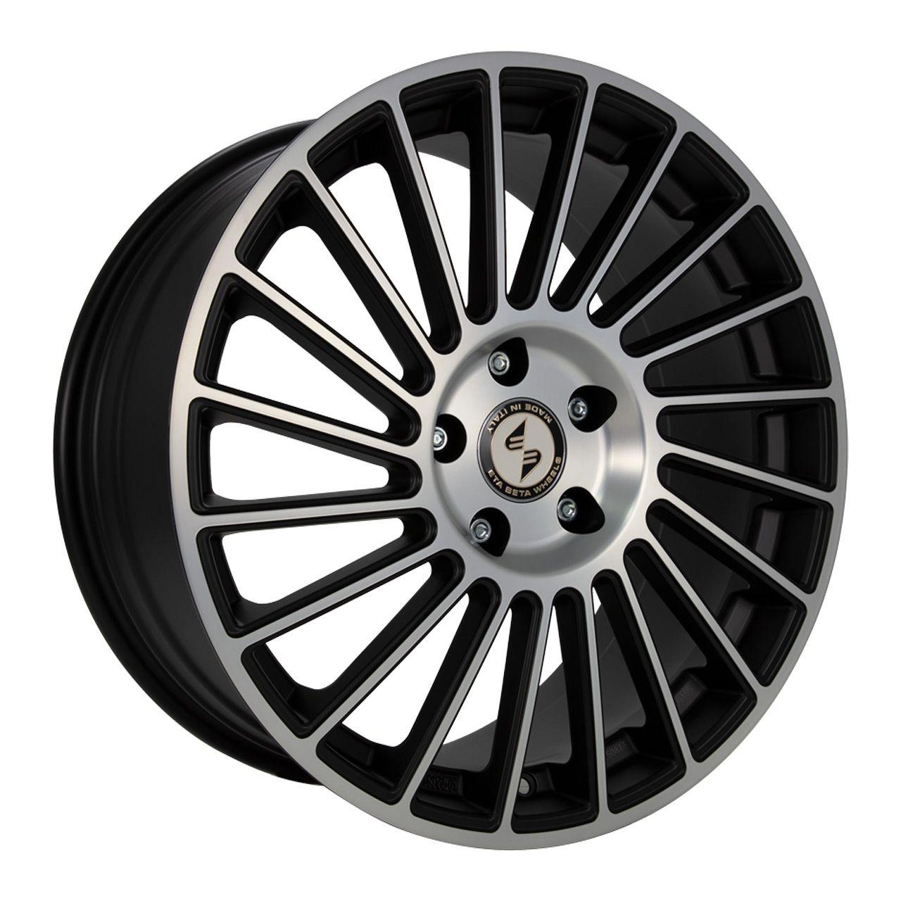 ETABETA VENTI-R schwarzmatt vollpoliert 8.5Jx20 5x112 ET35