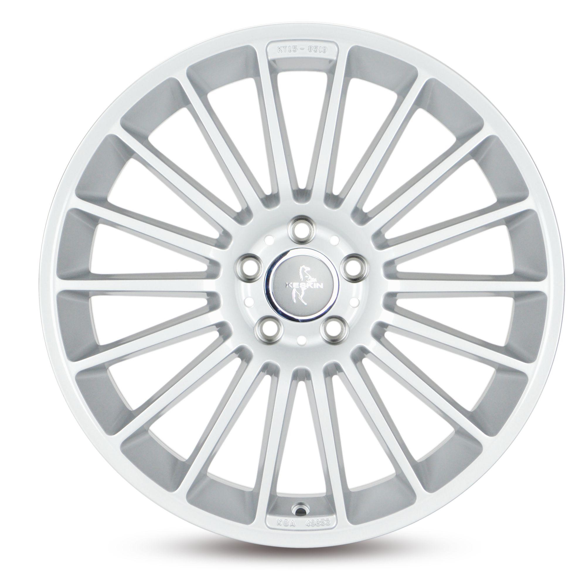 KESKIN WHEELS KT15 SPEED silver painted 8.0Jx18 5x112 ET45