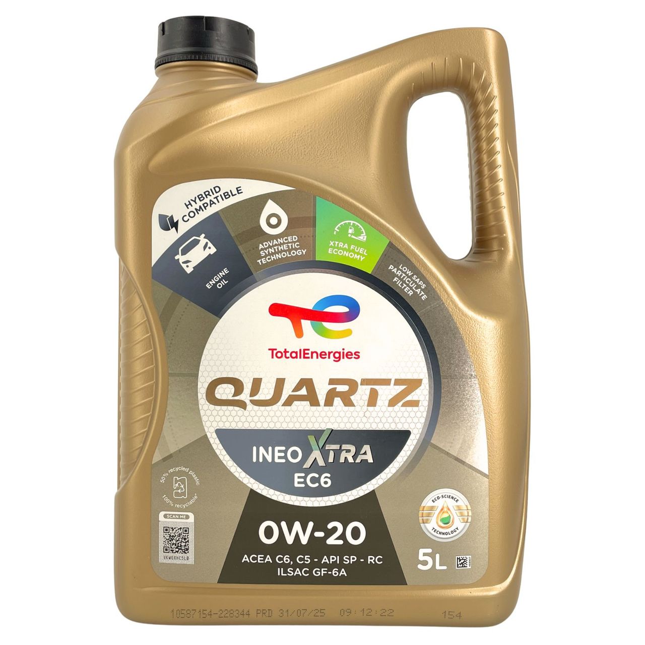 Total Quartz Ineo Xtra EC6 0W-20 5 Liter