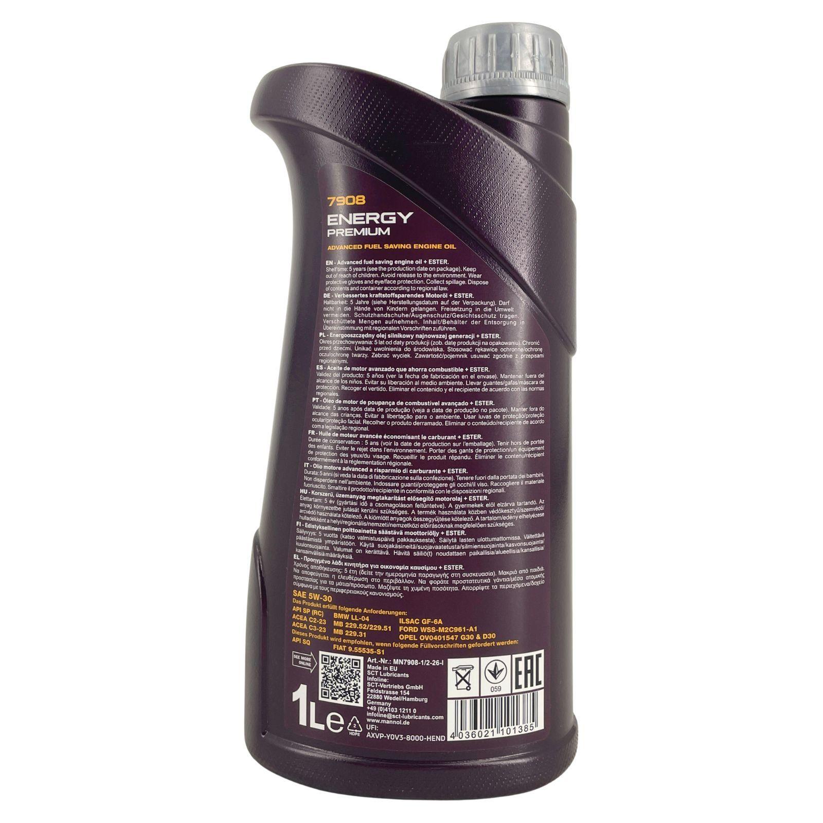 Mannol Energy Premium 5W-30 1 Liter
