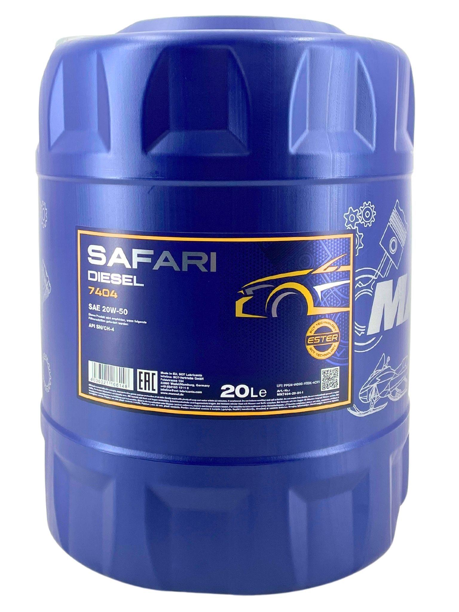Mannol Safari 20W-50 20 Liter