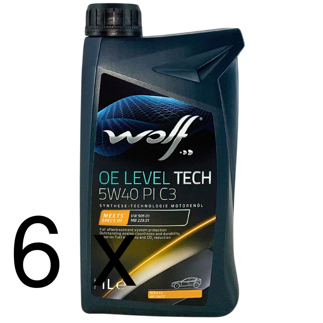 Wolf OE LevelTech 5W-40 PI C3 6x1 Liter