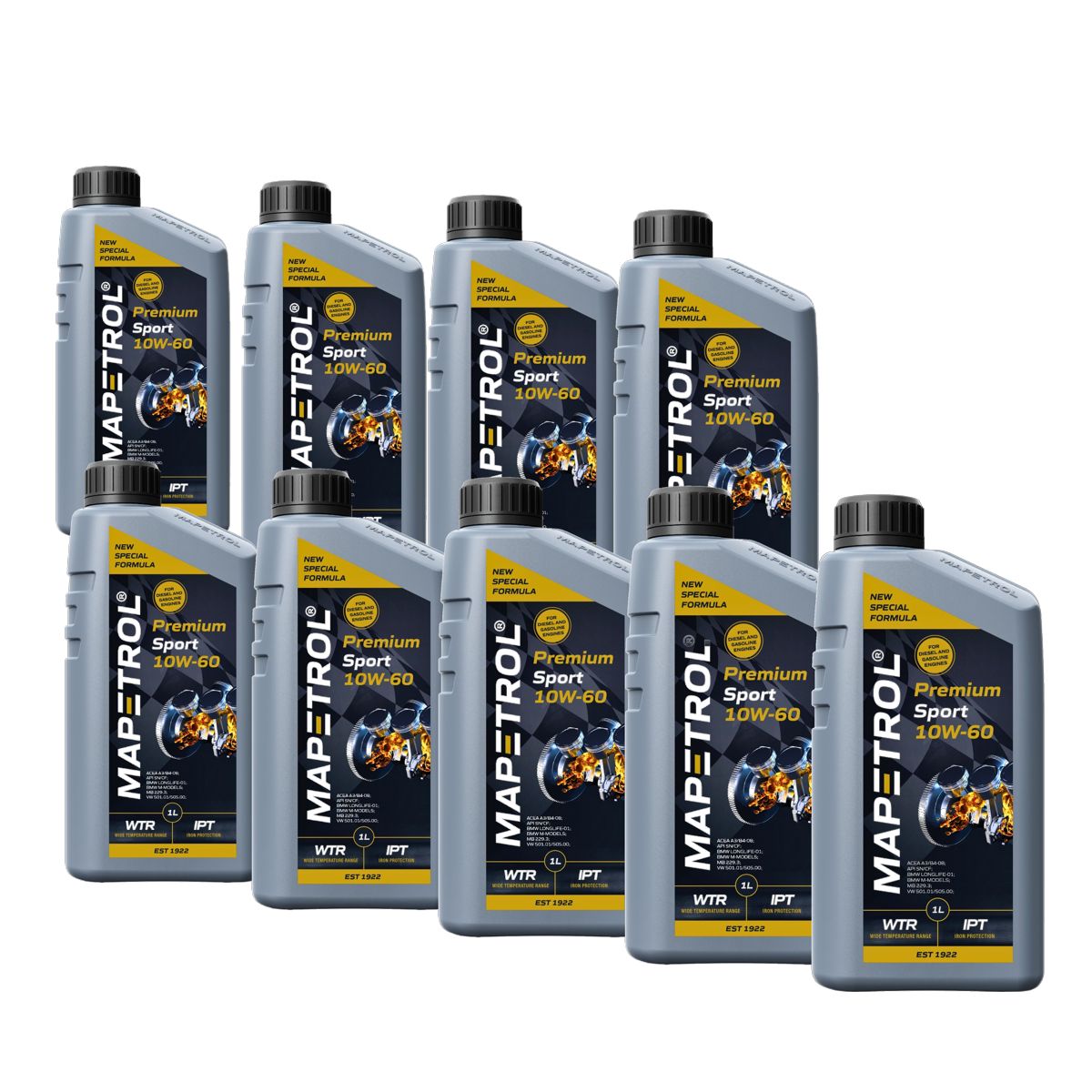 Mapetrol Premium Sport 10W-60 9x1 Liter