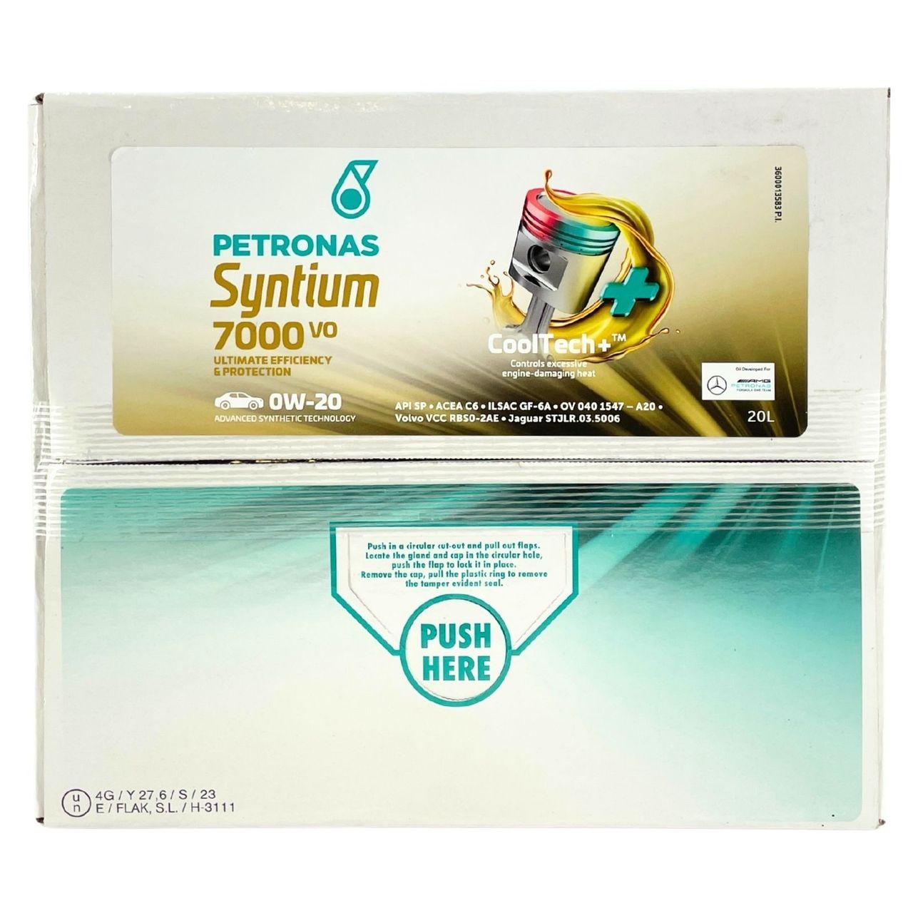 Petronas Syntium 7000 VO 0W-20 20 Liter
