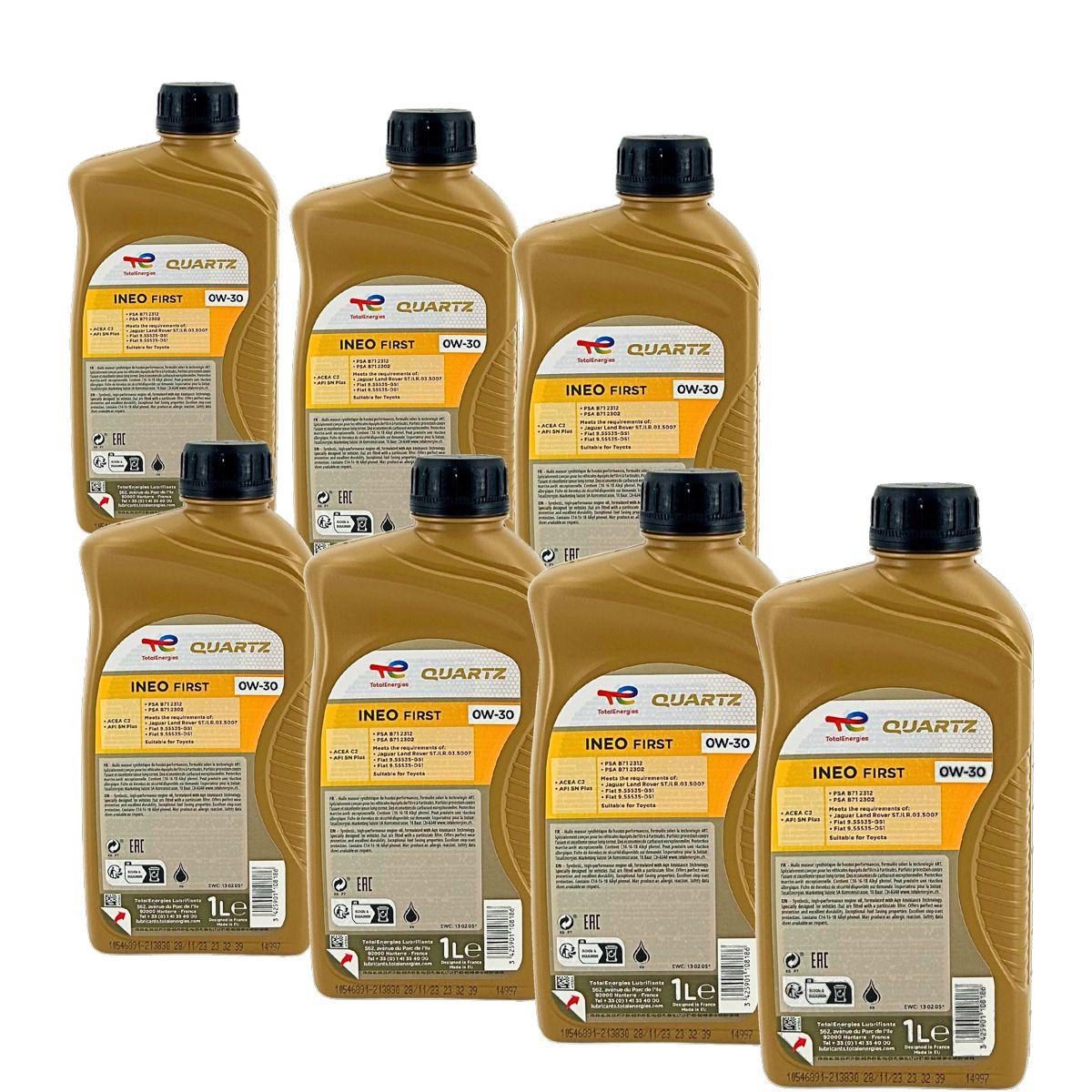 Total Quartz Ineo First 0W-30 7x1 Liter