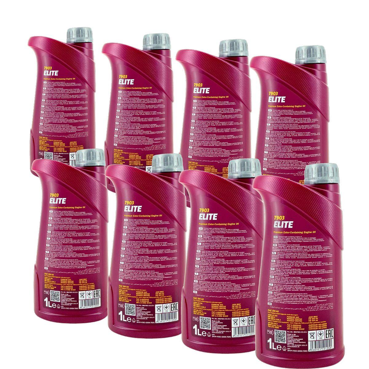 Mannol Elite 5W-40 8x1 Liter