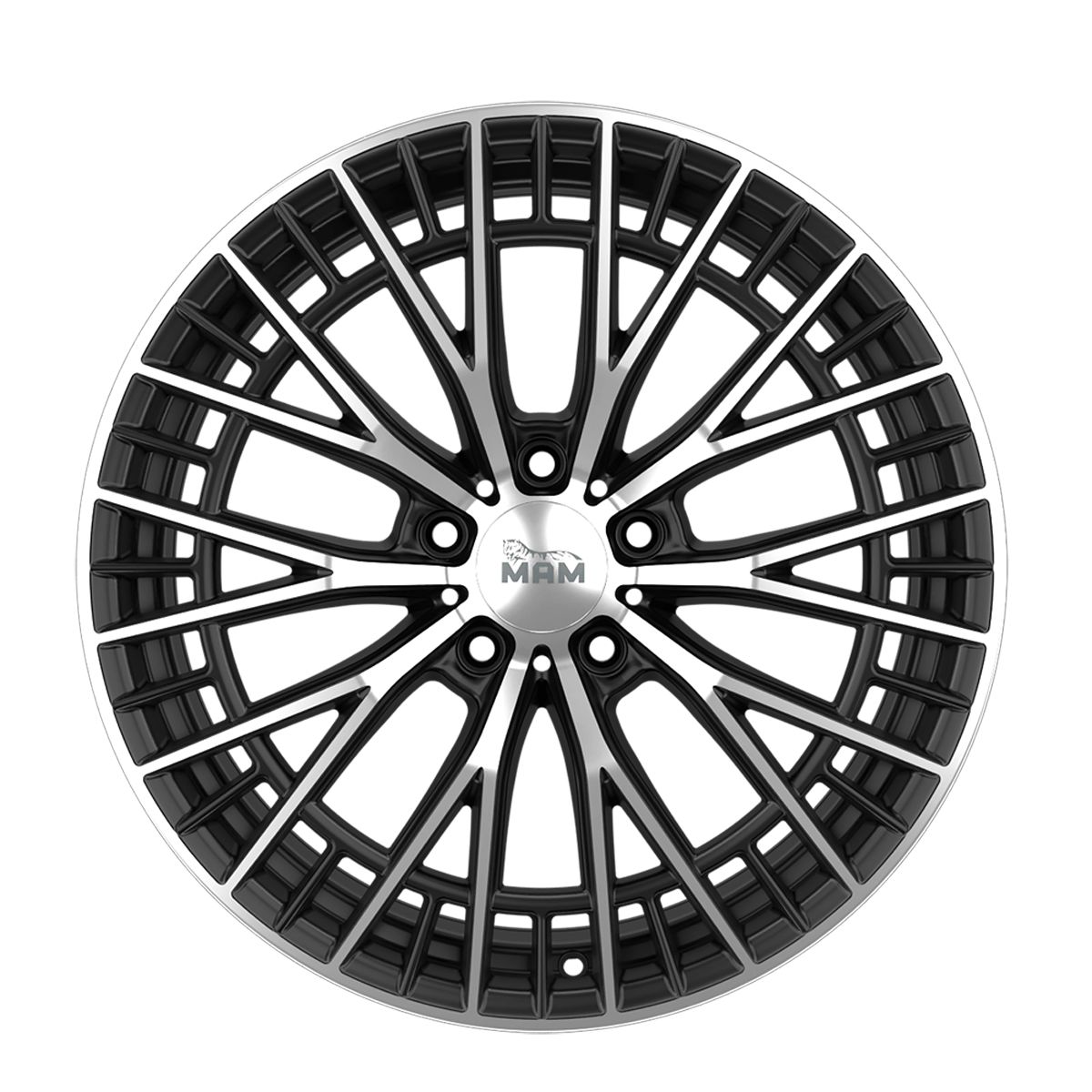 MAM WHEELS MAM GT2 black front polished 8.5Jx19 5x120 ET35