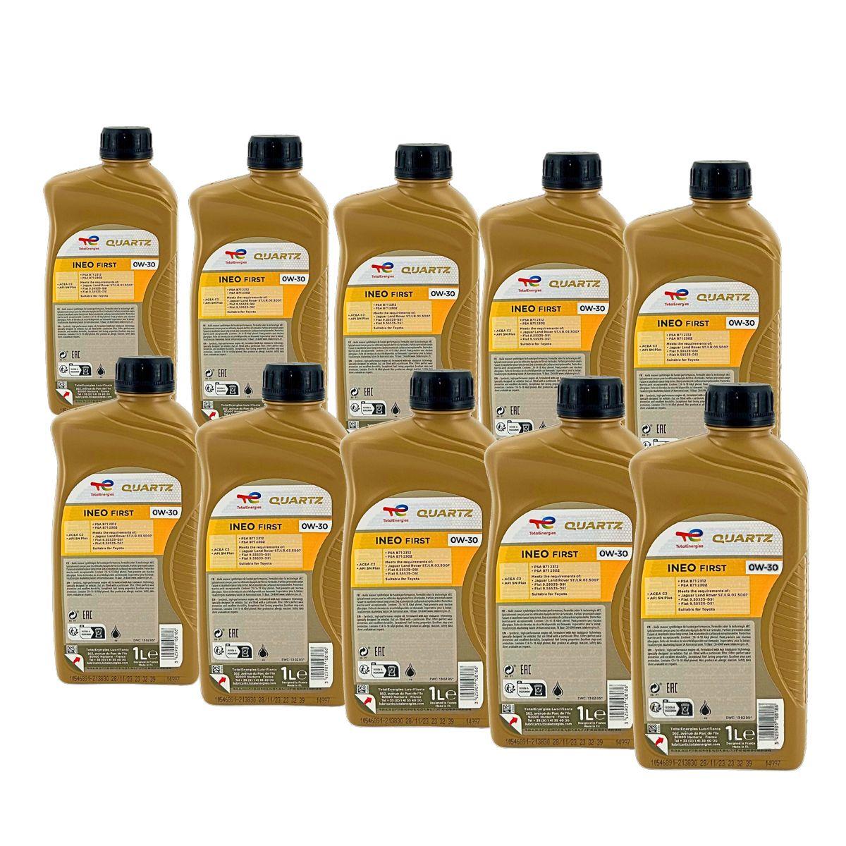 Total Quartz Ineo First 0W-30 10x1 Liter