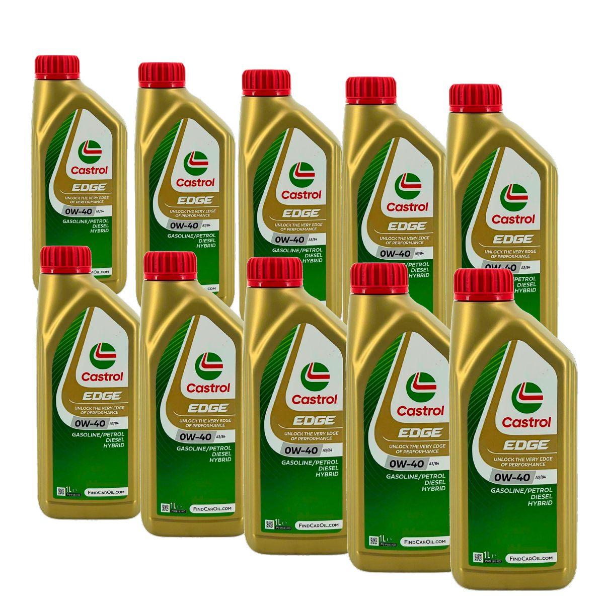 Castrol Edge 0W-40 A3/B4 10x1 Liter