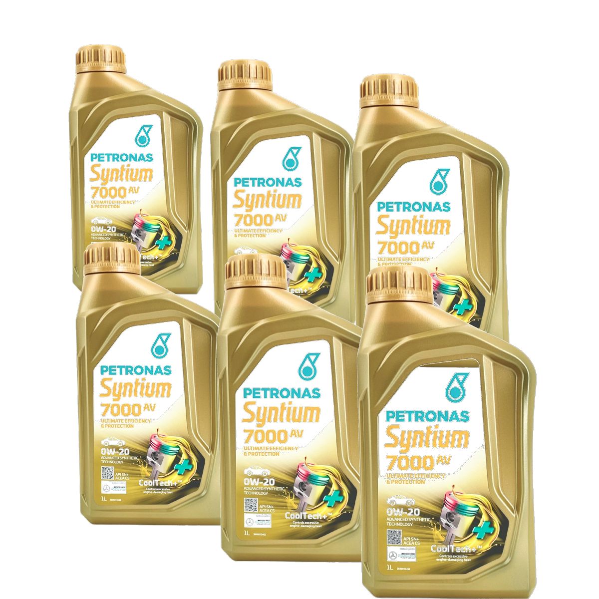 Petronas Syntium 7000 AV 0W-20 6x1 Liter