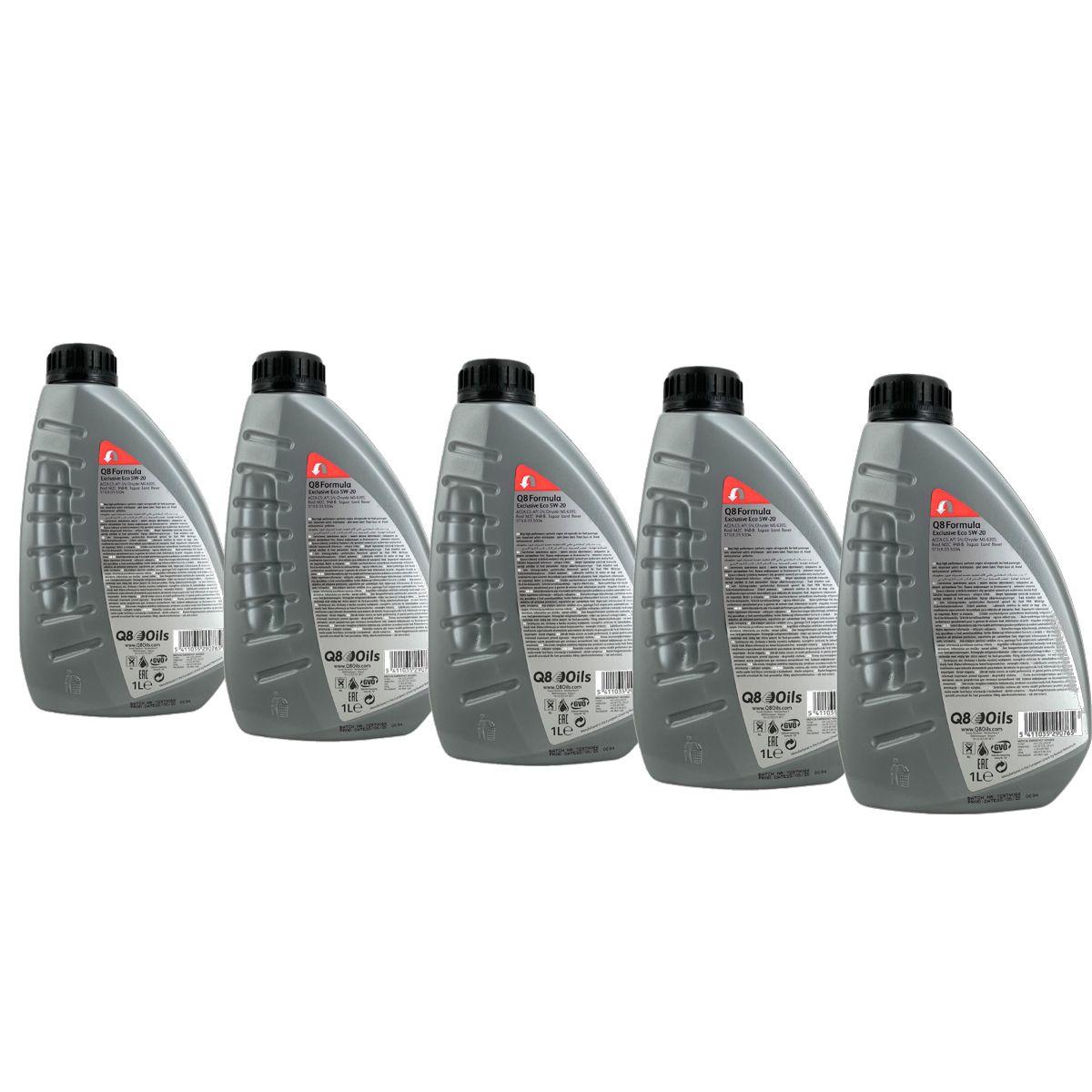 Q8 Formula Exclusive Eco 5W-20 5x1 Liter