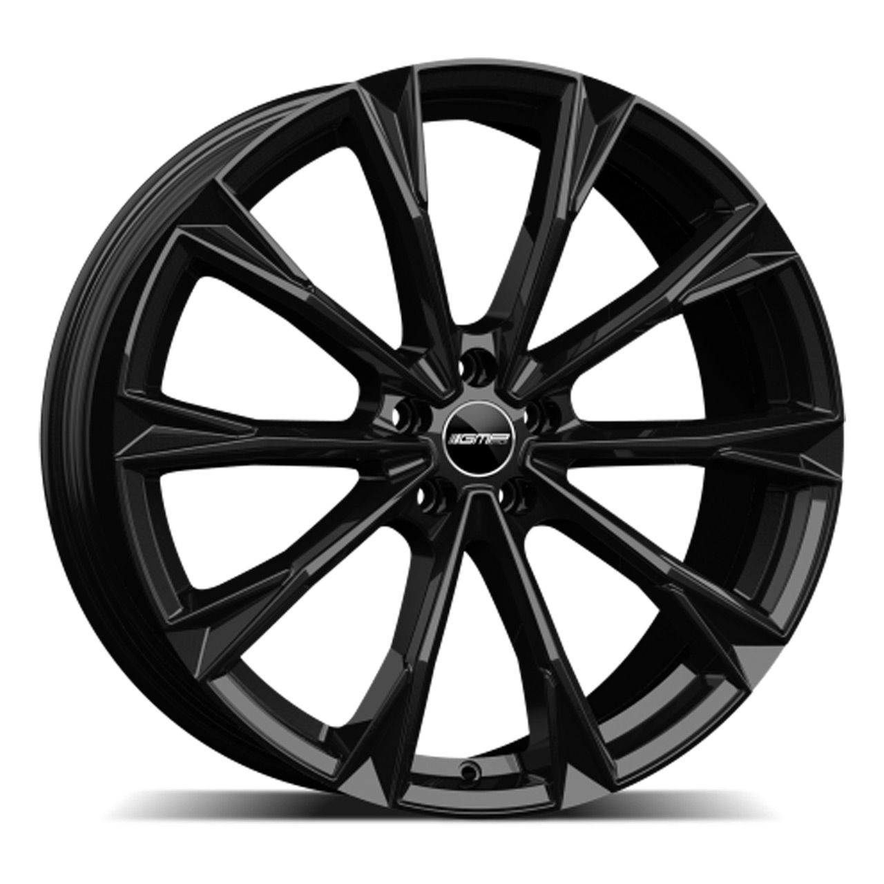 GMP TOTALE glossy black 9.5Jx 5x108 ET54