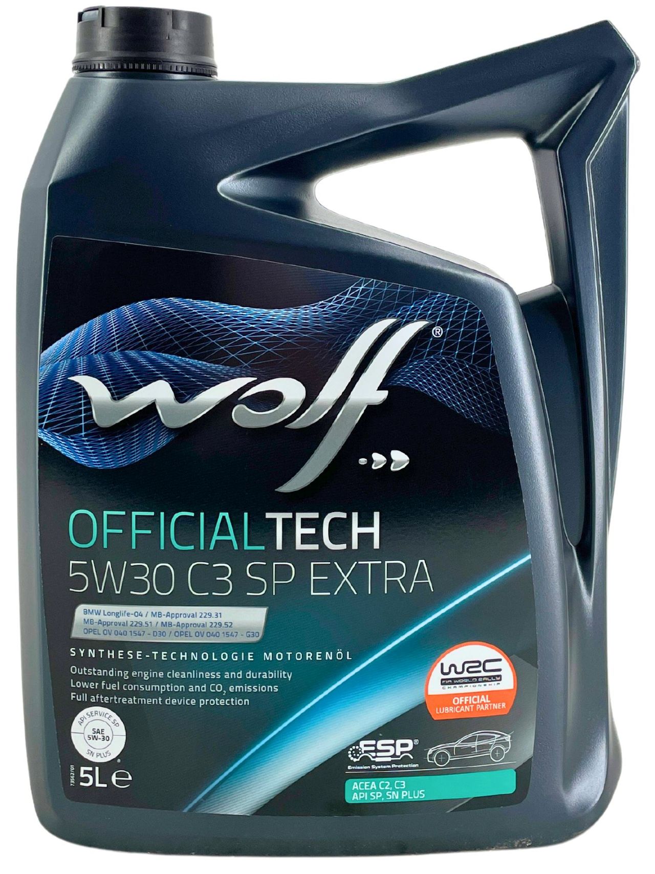Wolf OfficialTech 5W-30 C3 SP Extra 5 Liter Wolf OfficialTech 5W-30 C3 SP Extra 5 Liter