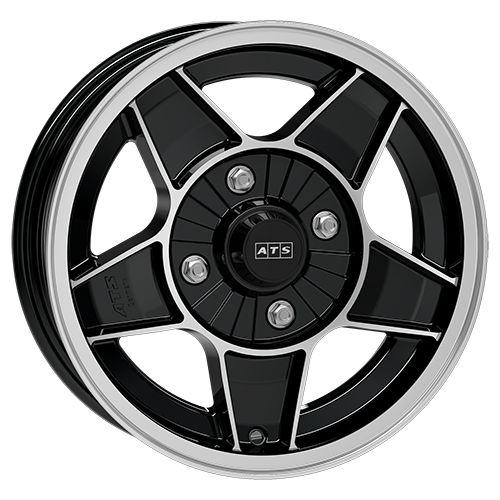 ATS CLASSIC diamantschwarz frontpoliert 8.0Jx13 4x100 ET1