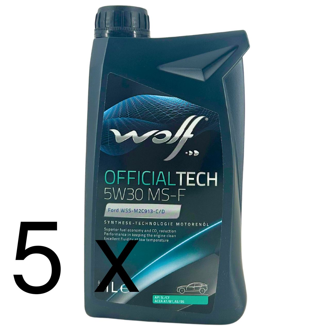 Wolf OfficialTech 5W-30 MS-F 5x1 Liter Wolf OfficialTech 5W-30 MS-F 5x1 Liter
