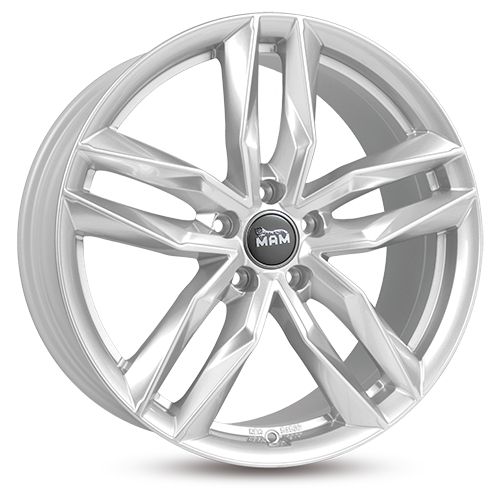 MAM MAM RS3 silver painted 8.0Jx18 5x108 ET45