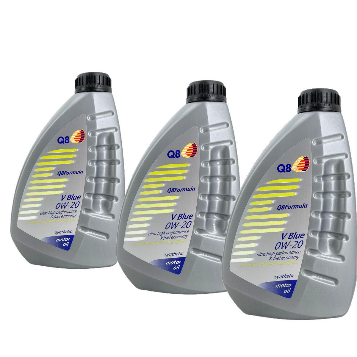 Q8 Formula V Blue 0W-20 3x1 Liter