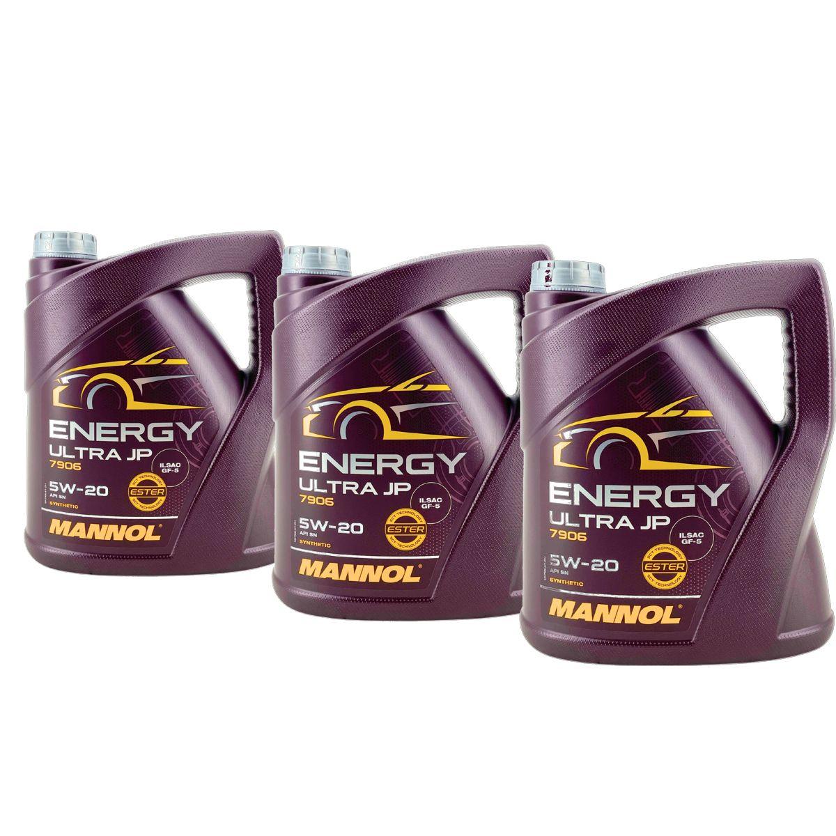 Mannol Energy Ultra JP 5W-20 3x5 Liter