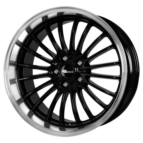 BROCK B24-GP Schwarz Glanz Horn-poliert 9.0Jx20 5x120 ET43
