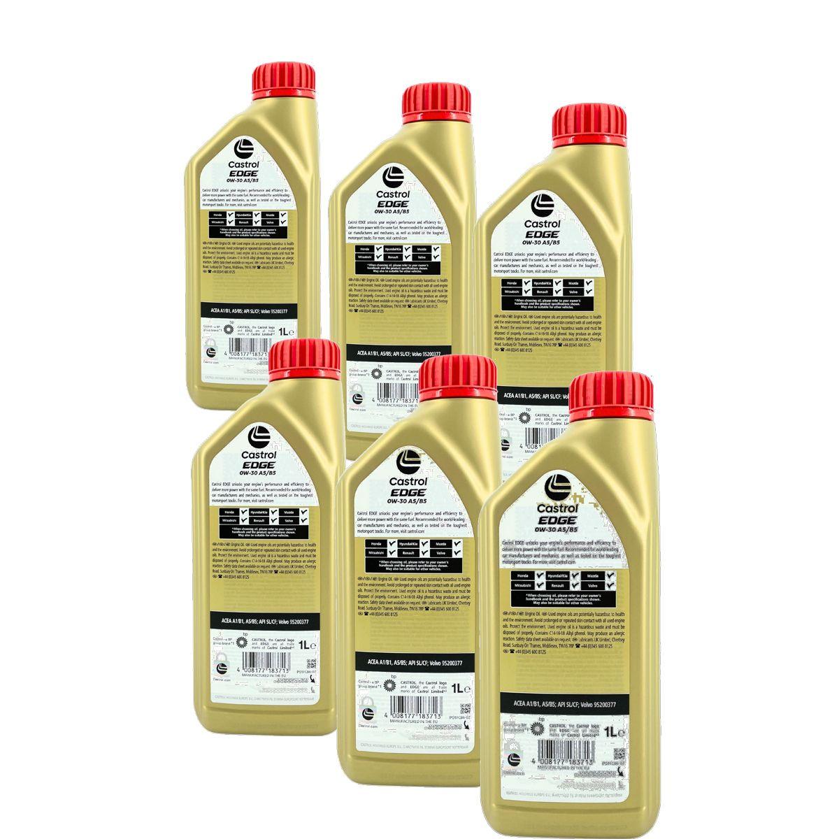 Castrol Edge 0W-30 A5/B5 6x1 Liter