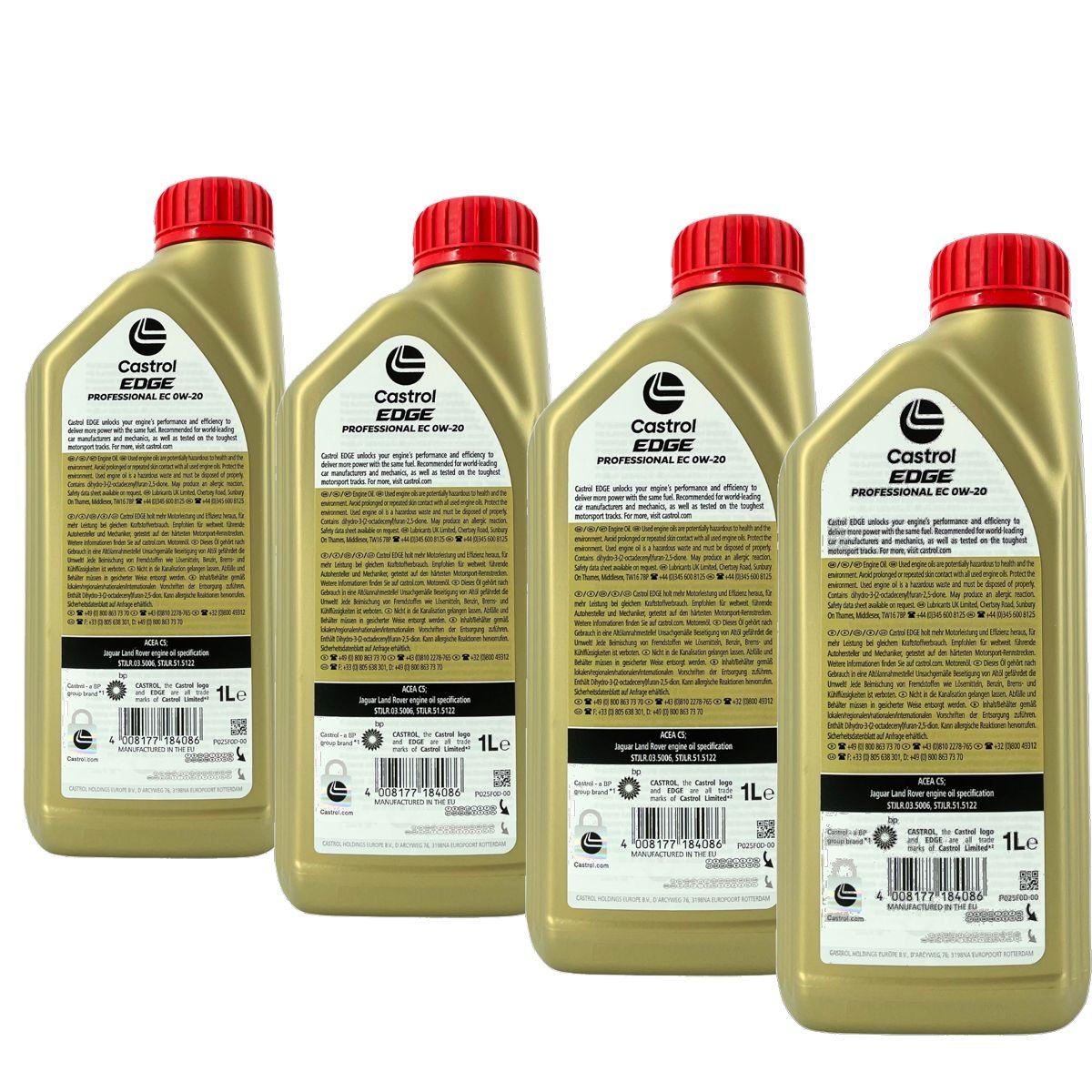 Castrol Edge Professional EC 0W-20 4x1 Liter