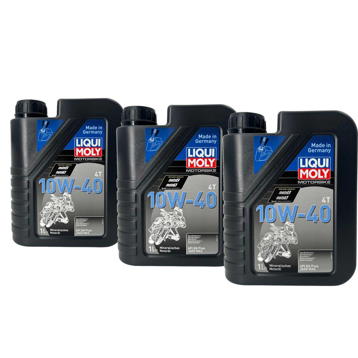 Liqui Moly Motorbike 4T 10W-40 3x1 Liter