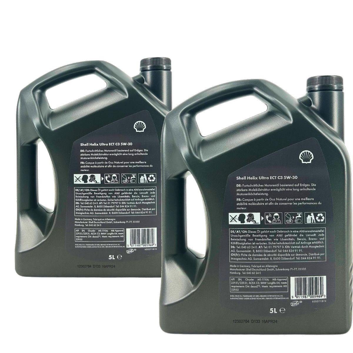 Shell Helix Ultra ECT C3 5W-30 2x5 Liter
