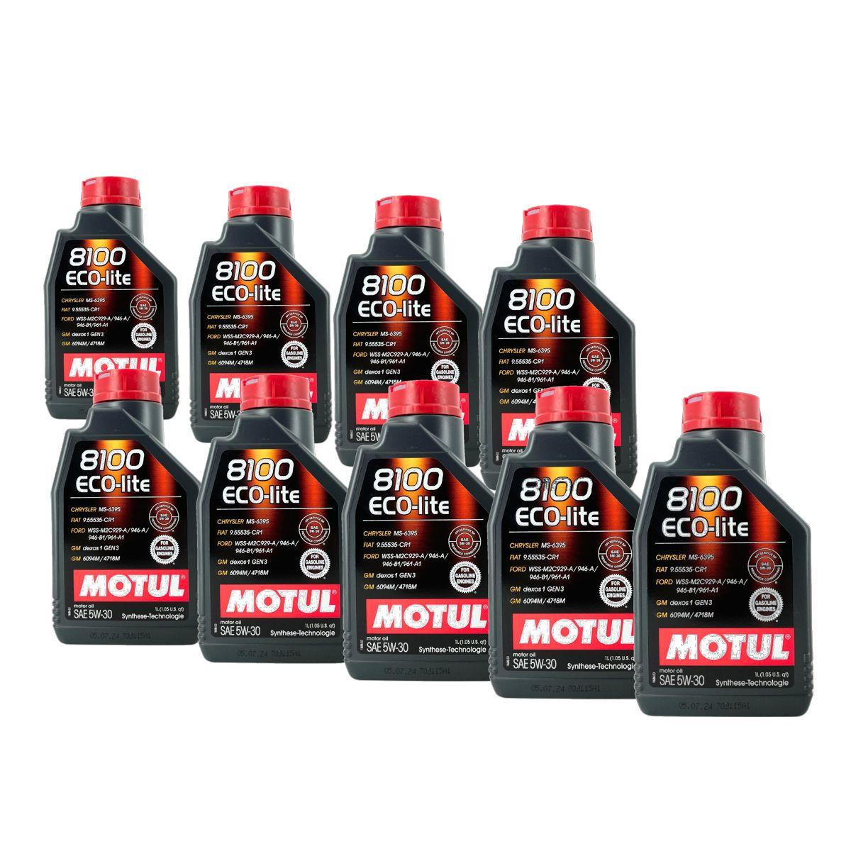Motul 8100 Eco-lite 5W-30 9x1 Liter