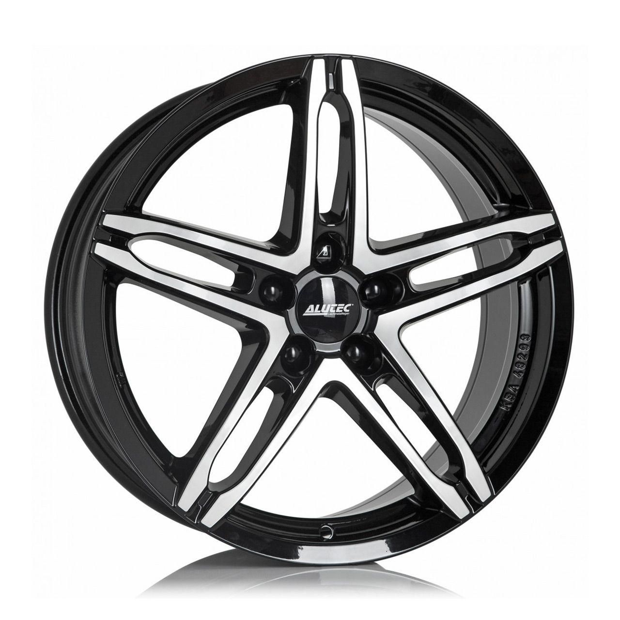 ALUTEC POISON diamantschwarz frontpoliert 8.0Jx18 5x114.3 ET45