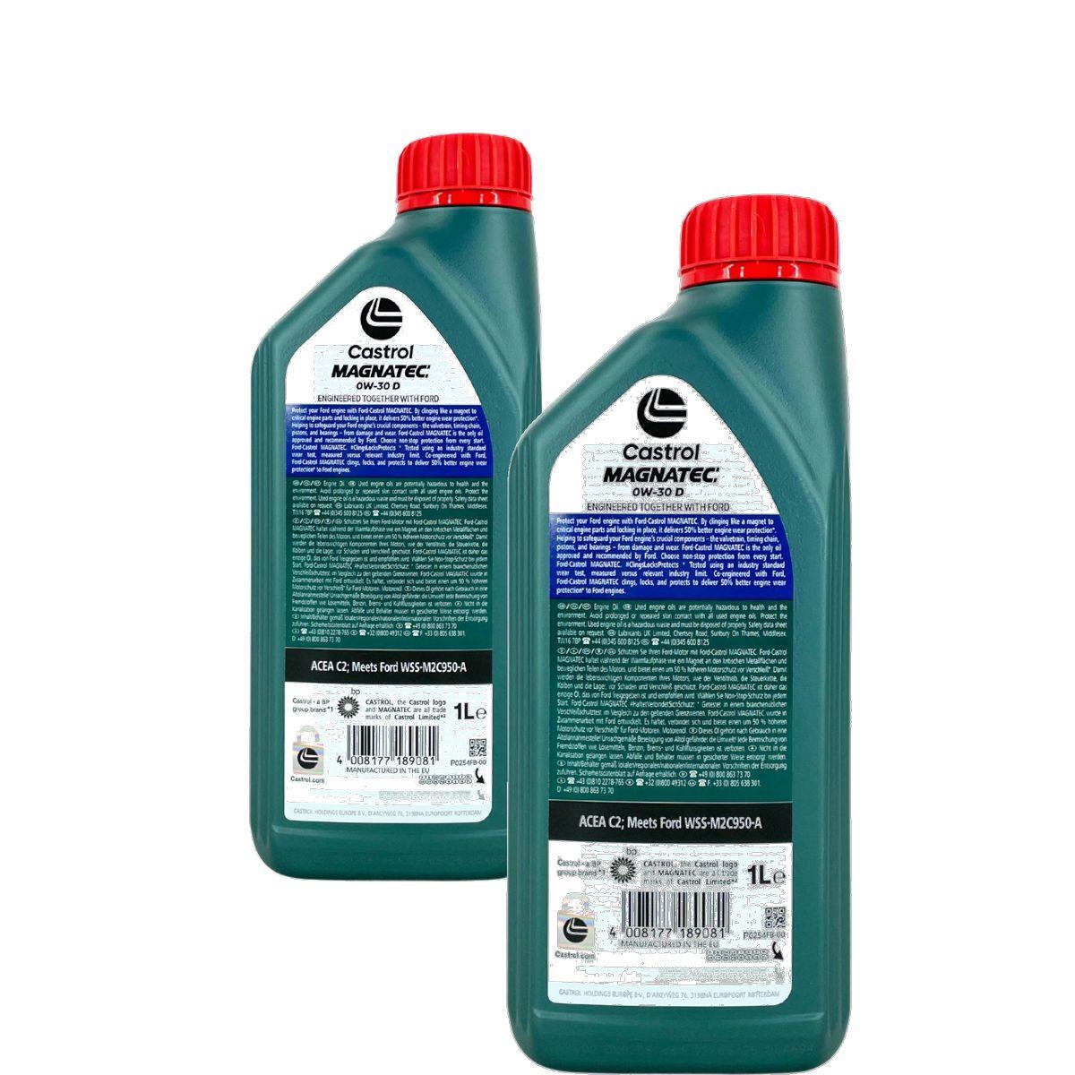 Ford Castrol Magnatec 0W-30 D 2x1 Liter