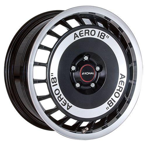RONAL RONAL R50 AERO schwarz-frontkopiert 8.0Jx18 5x112 ET45