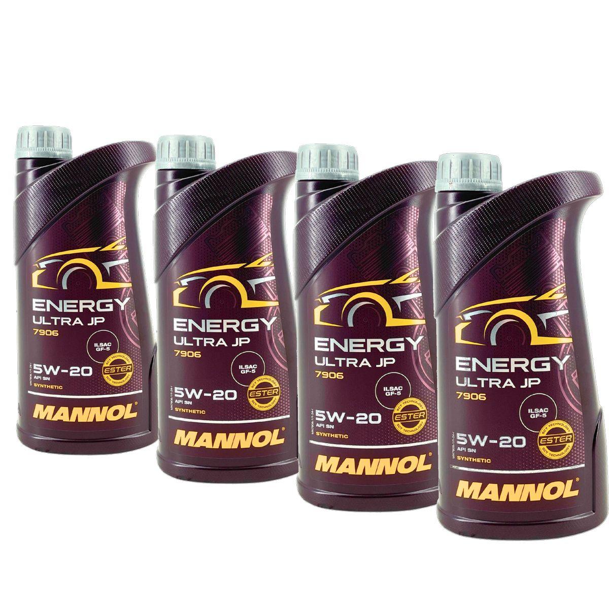 Mannol Energy Ultra JP 5W-20 4x1 Liter