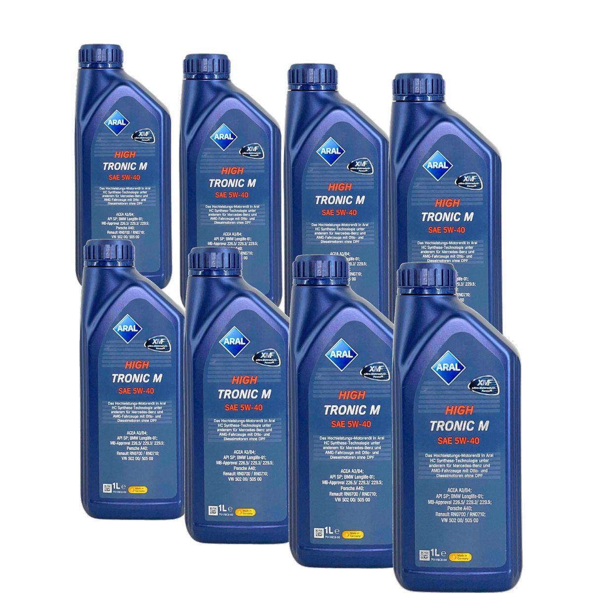 Aral HighTronic M 5W-40 8x1 Liter