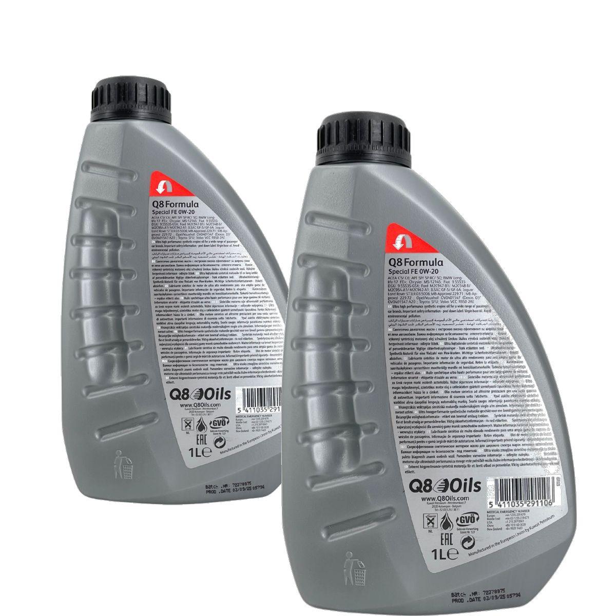 Q8 Formula Special FE 0W-20 2x1 Liter