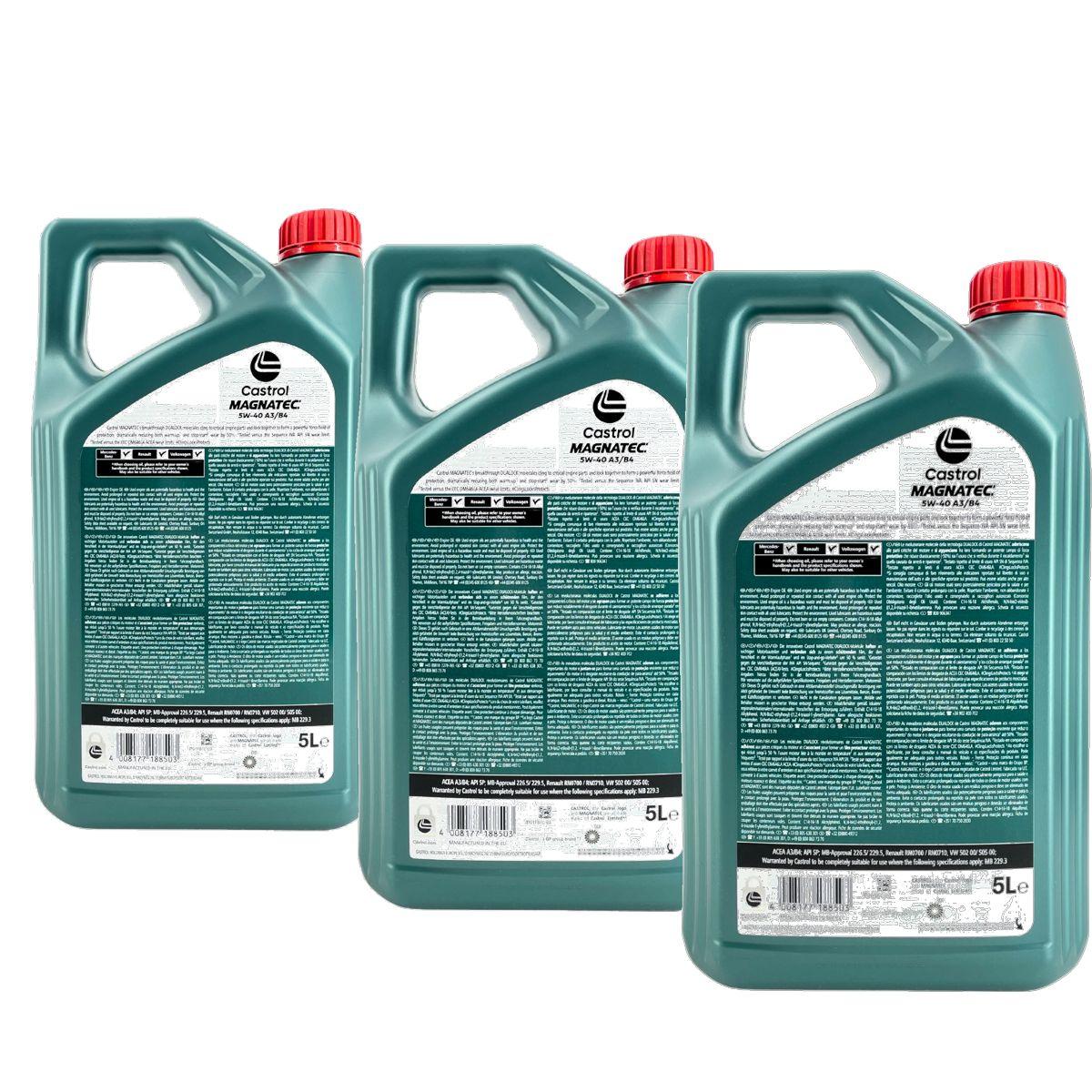 Castrol Magnatec 5W-40 A3/B4 3x5 Liter