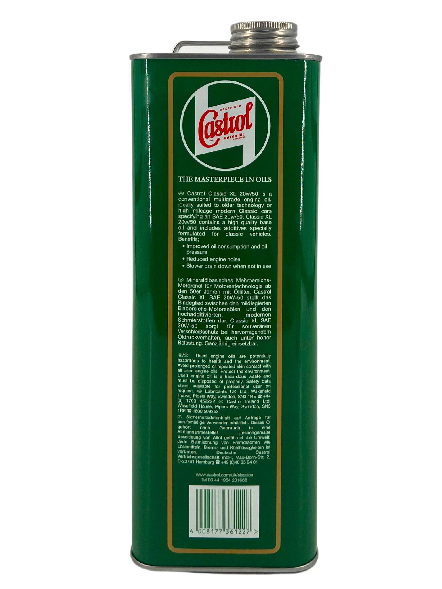 Castrol Classic XL 20W-50 5 Liter