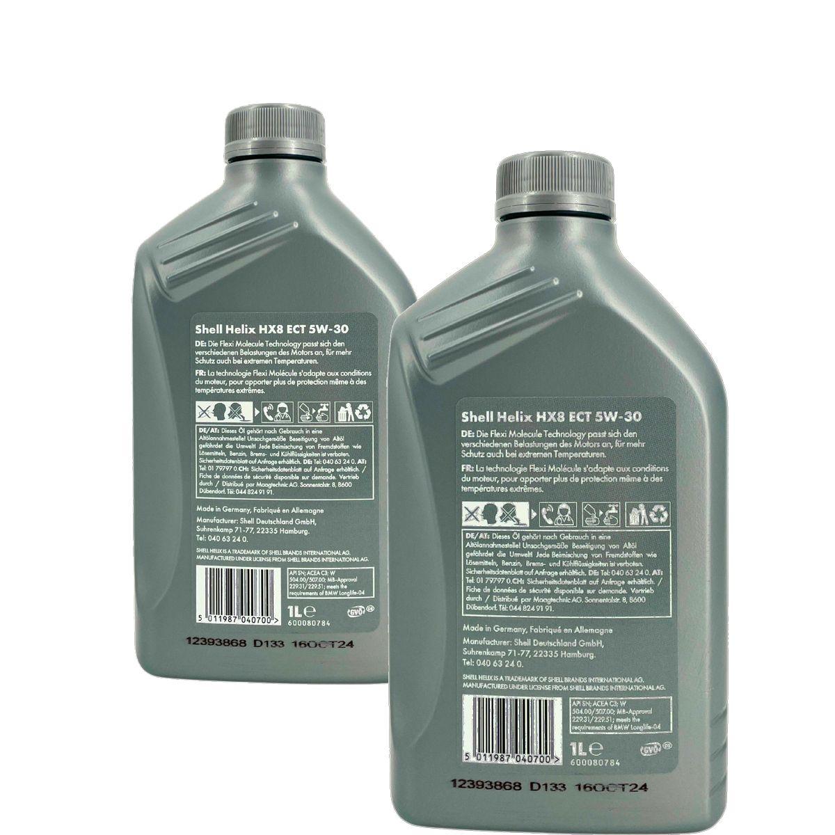 Shell Helix HX8 5W-30 ECT 2x1 Liter