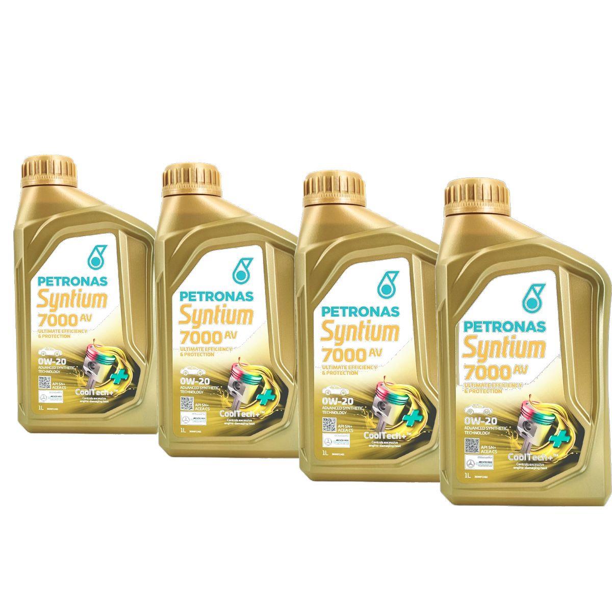 Petronas Syntium 7000 AV 0W-20 4x1 Liter