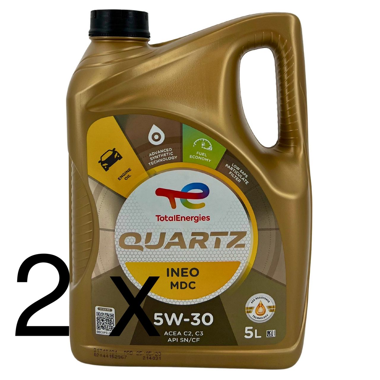Total Quartz Ineo MDC 5W-30 2x5 Liter