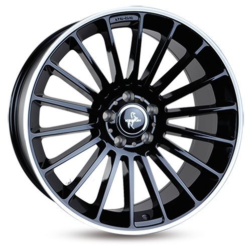 KESKIN KT15 SPEED schwarz polished lip 8.5Jx 5x112 ET42