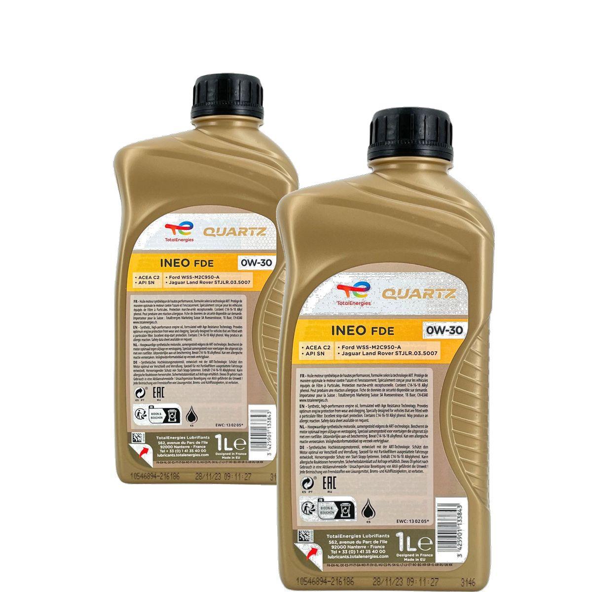 Total Quartz Ineo FDE 0W-30 2x1 Liter